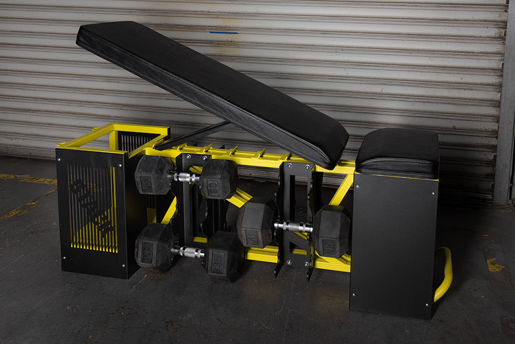 Stack Nested Bench All in one Flat/Incline Bench with Storage – Stack Fitness